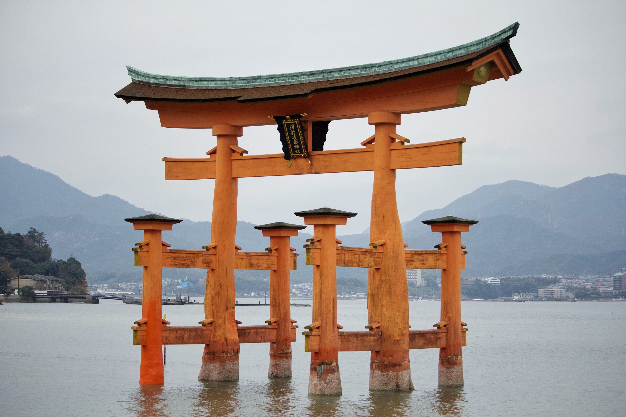 Floating torii gate of Itsukushima Shrine in Miyajima, Japan honeymoon inspiration